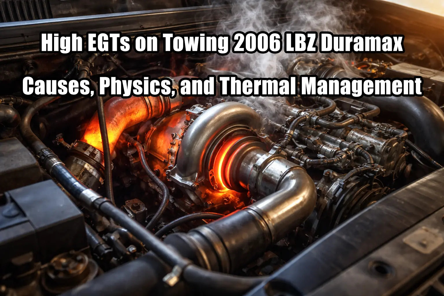 Understanding High EGTs on the 2006 LBZ Duramax While Towing: Causes, Physics, and Thermal Management