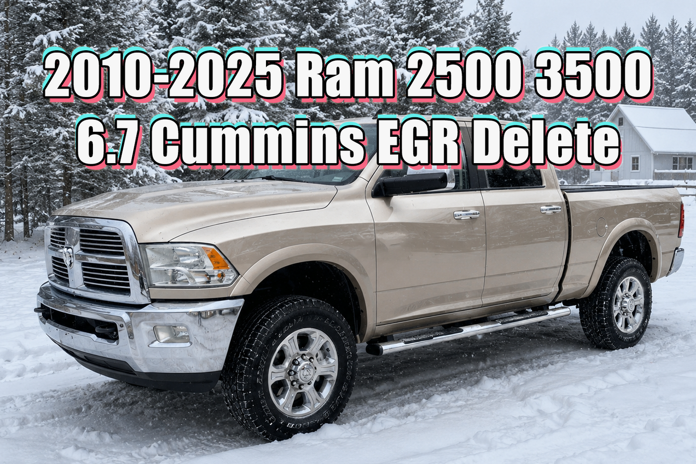2010-2025 Ram 2500 3500 6.7 Cummins EGR Delete