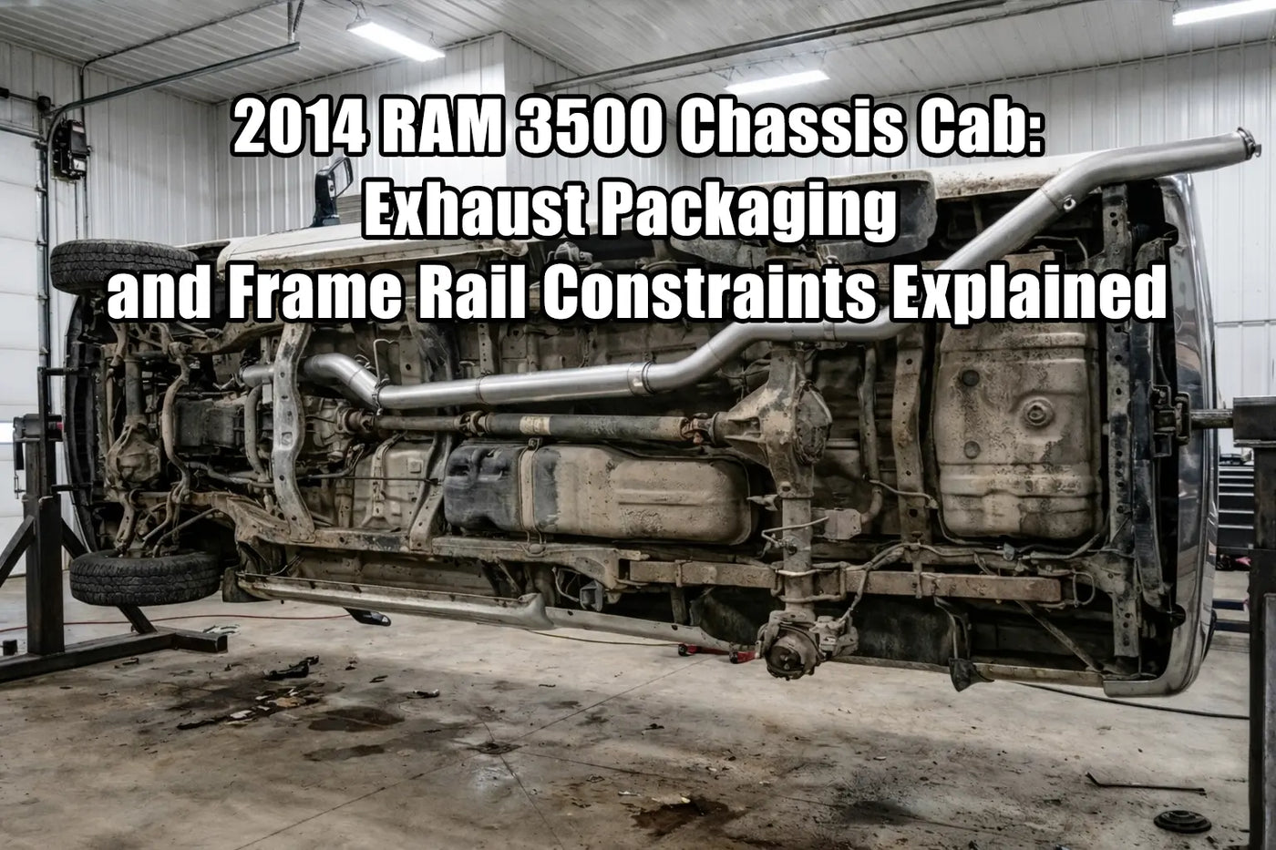 2014 RAM 3500 Chassis Cab: Exhaust Packaging and Frame Rail Constraints Explained