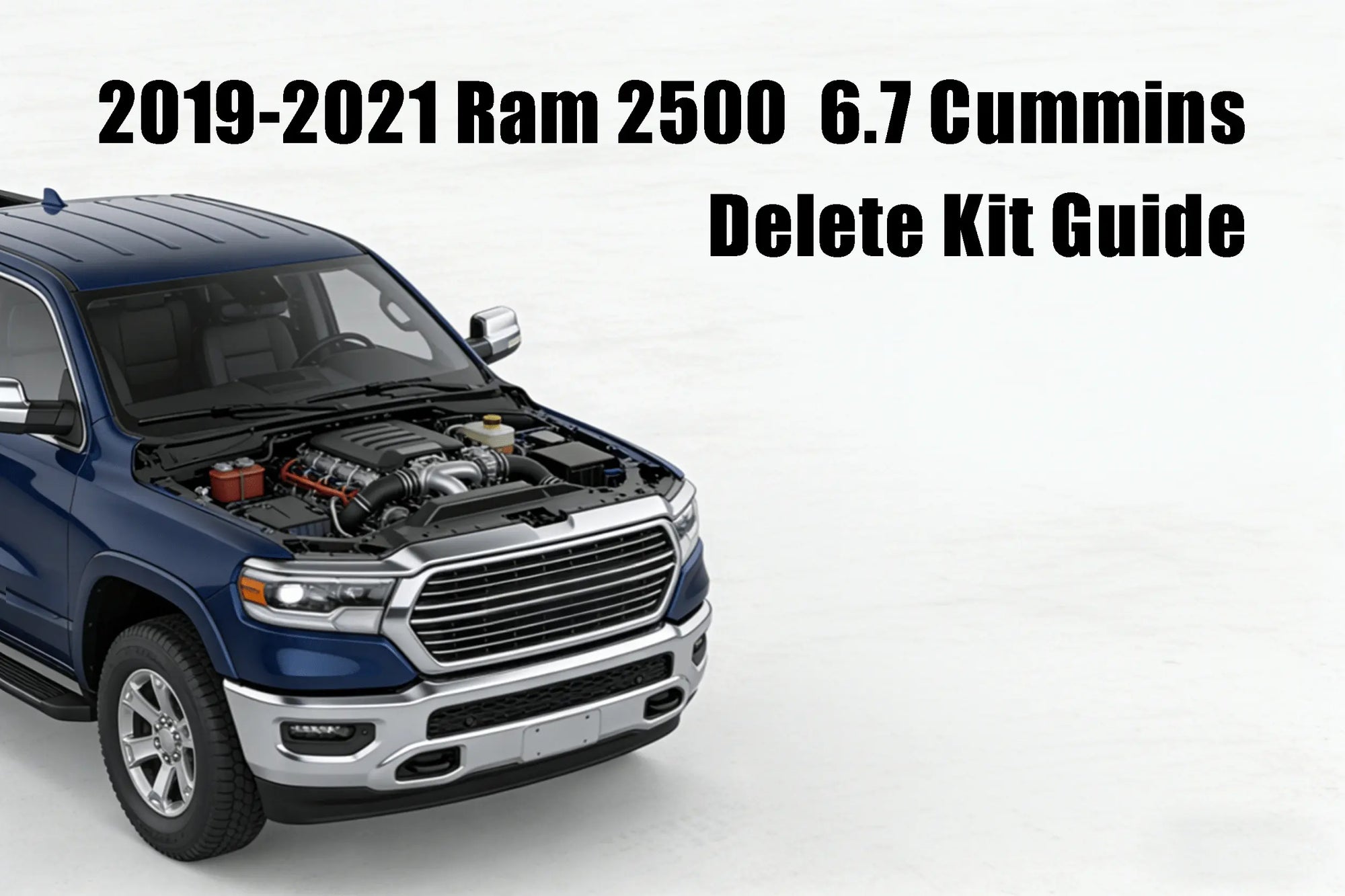 2019-2021 Ram 2500 6.7 Cummins Delete Kit Guide
