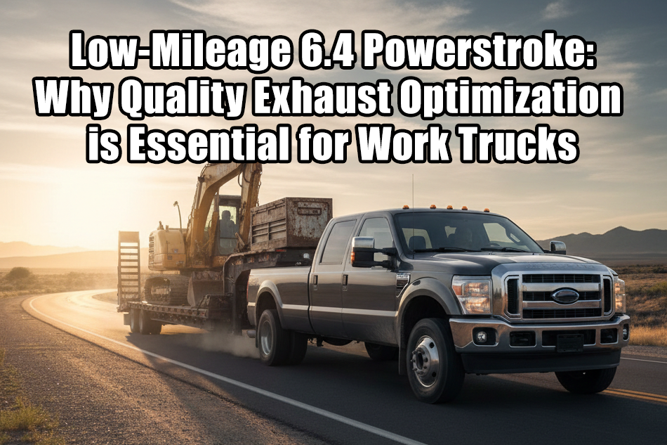 Low-Mileage 6.4 Powerstroke: Why Quality Exhaust Optimization is Essential for Work Trucks