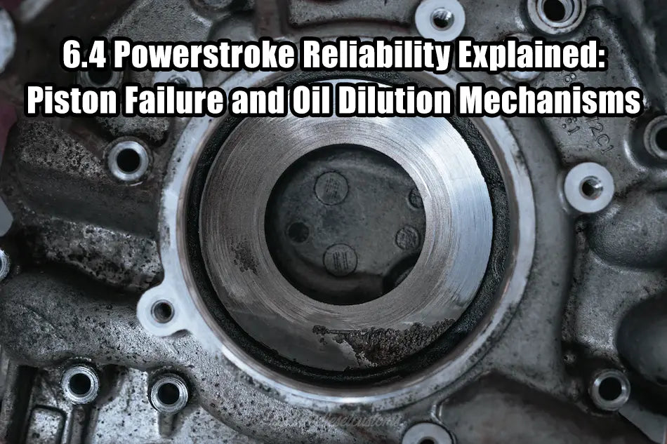 6.4 Powerstroke Reliability Explained: Piston Failure and Oil Dilution Mechanisms