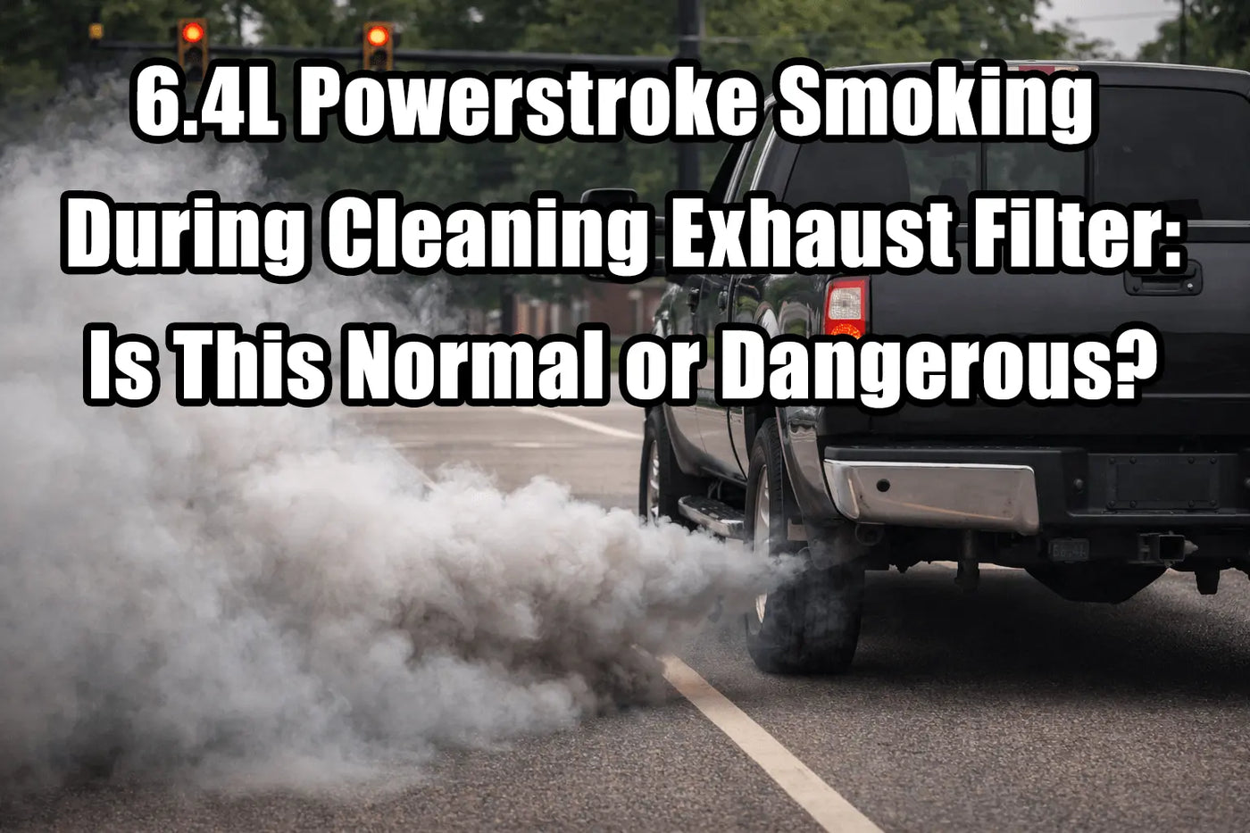 6.4L Powerstroke Smoking During Cleaning Exhaust Filter: Is This Normal or Dangerous?
