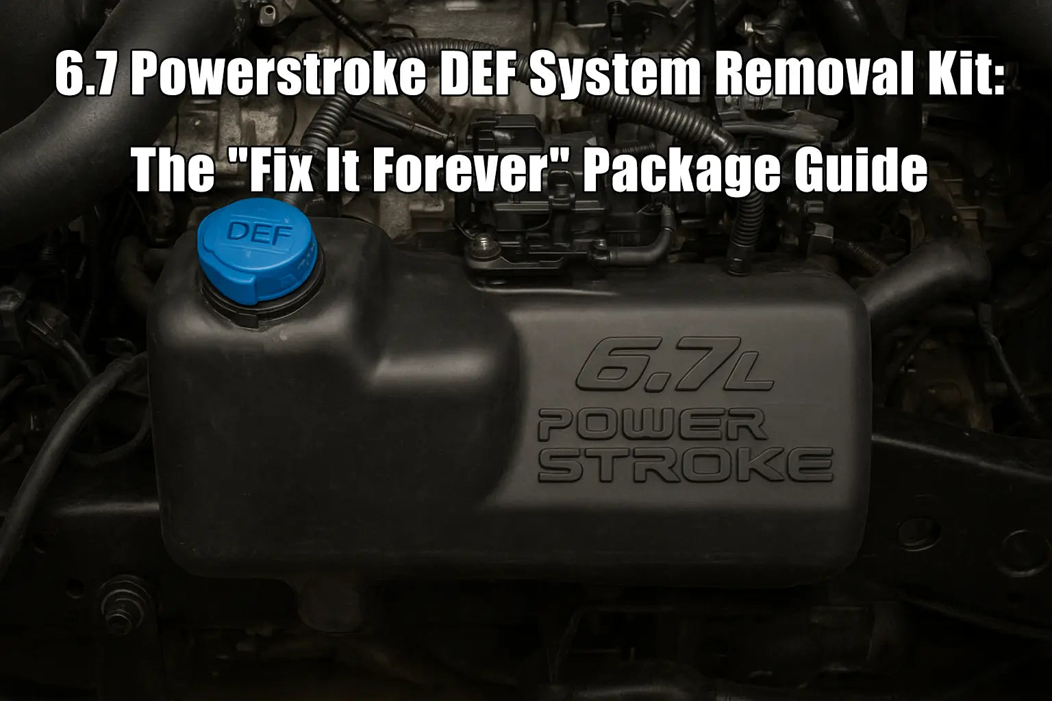 6.7 Powerstroke DEF System Removal Kit: The "Fix It Forever" Package Guide
