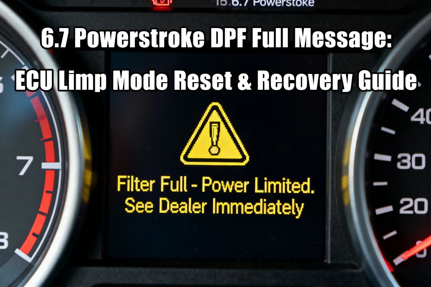 6.7 Powerstroke DPF Full Message: ECU Limp Mode Reset & Recovery Guide