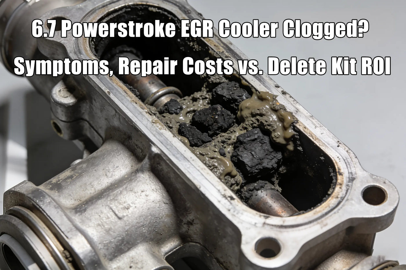 6.7 Powerstroke EGR Cooler Clogged? Symptoms, Repair Costs vs. Delete Kit ROI