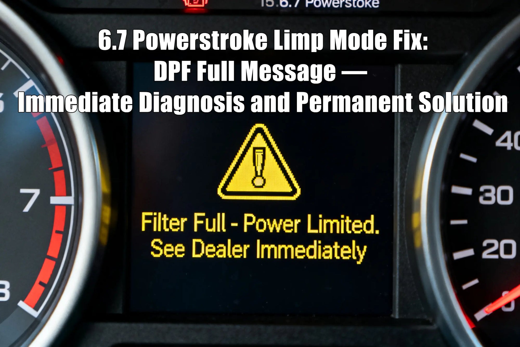 6.7 Powerstroke Limp Mode Fix: DPF Full Message — Immediate Diagnosis and Permanent Solution