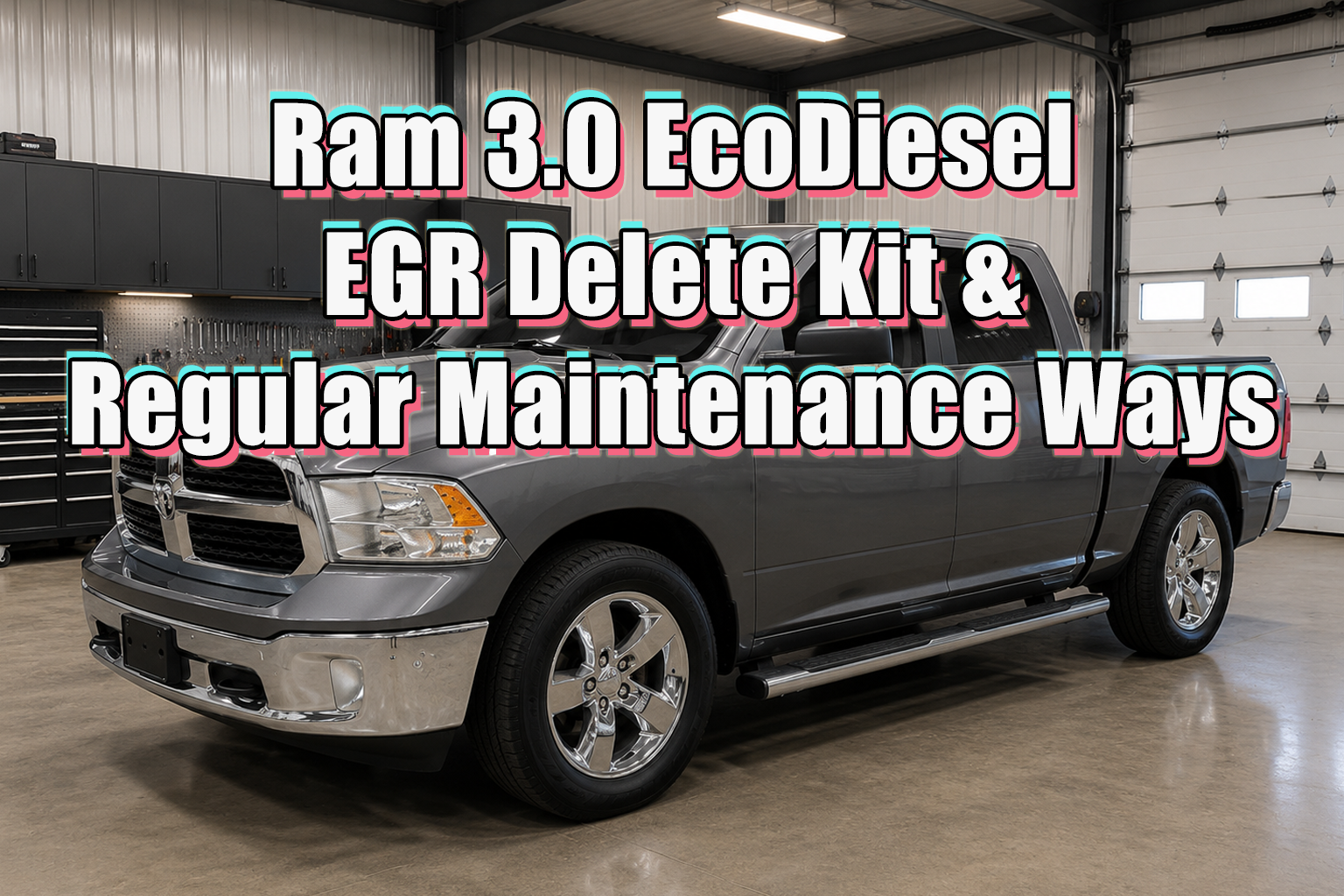 Ram 3.0 EcoDiesel EGR Delete Kit & Regular Maintenance Methods
