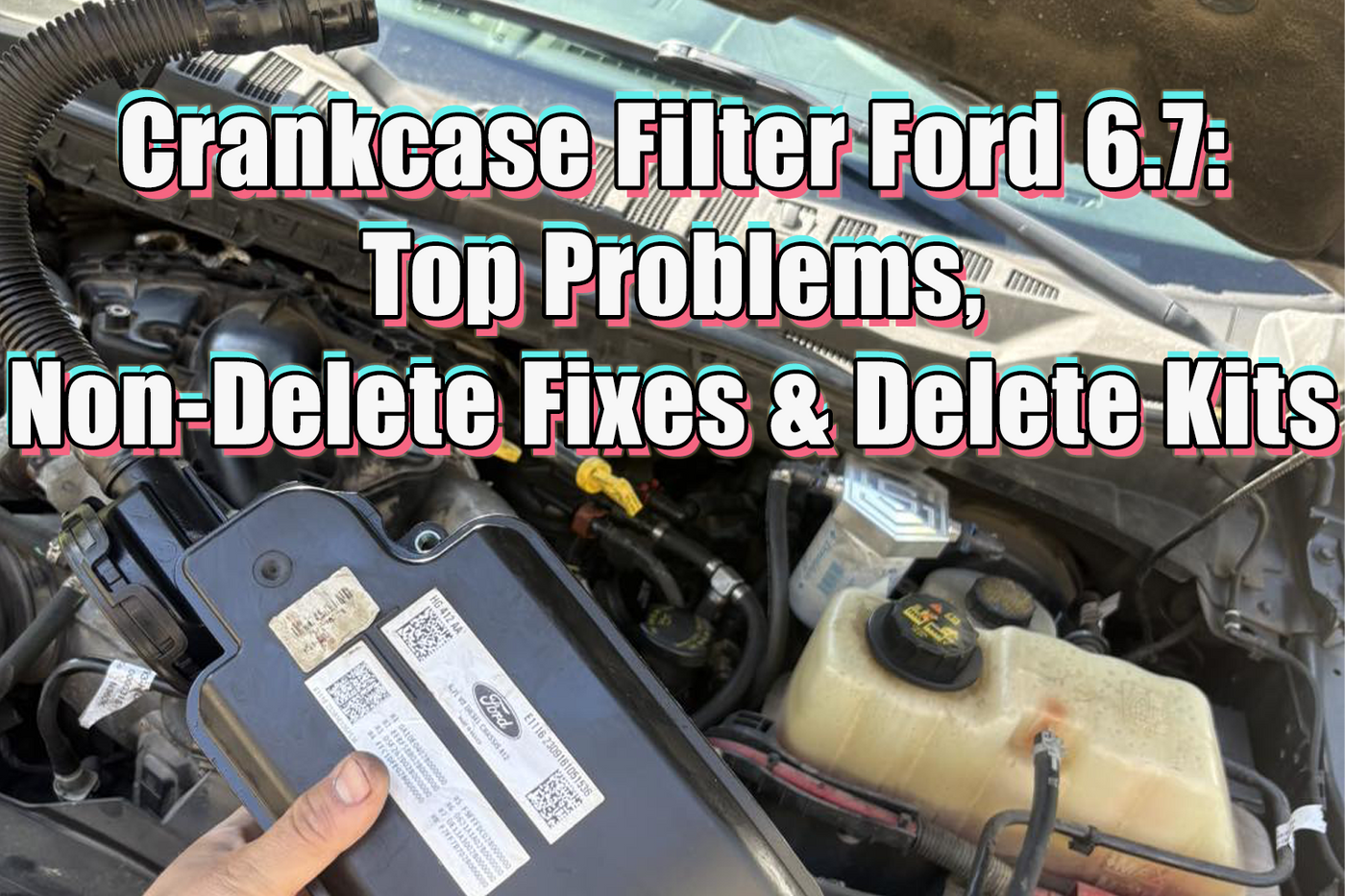 Crankcase Ventilation Filter Ford 6.7: Problems & Fixes