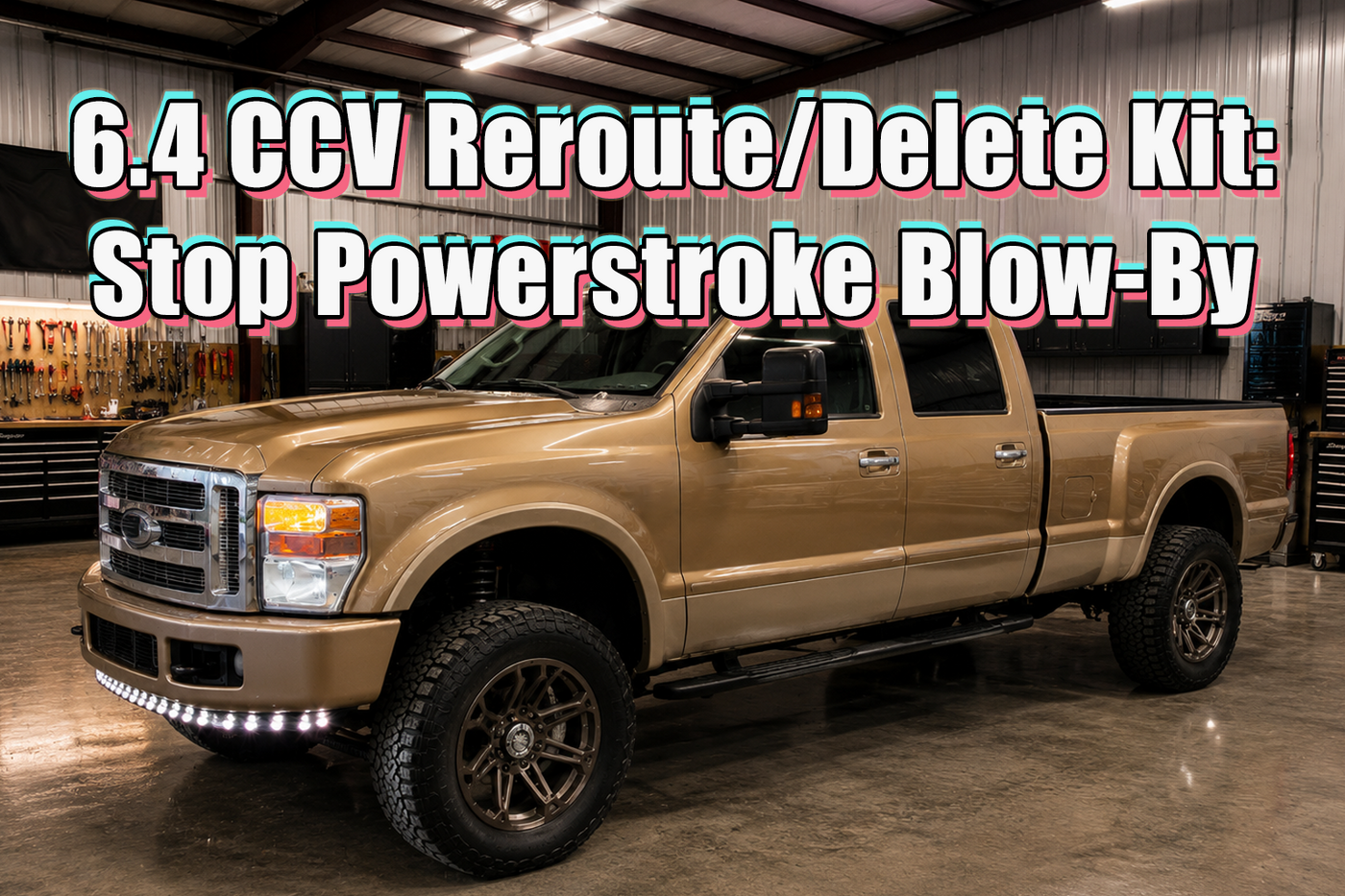 CCV Reroute 6.4 Powerstroke & 6.4 CCV Delete: Stop Oil Blow-By from Destroying Your Engine