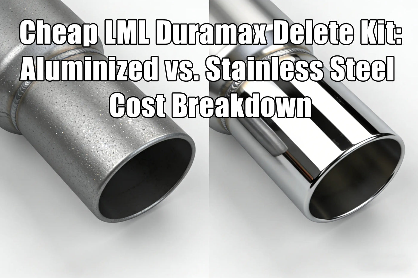 Cheap LML Duramax Delete Kit: Aluminized vs. Stainless Steel Cost Breakdown