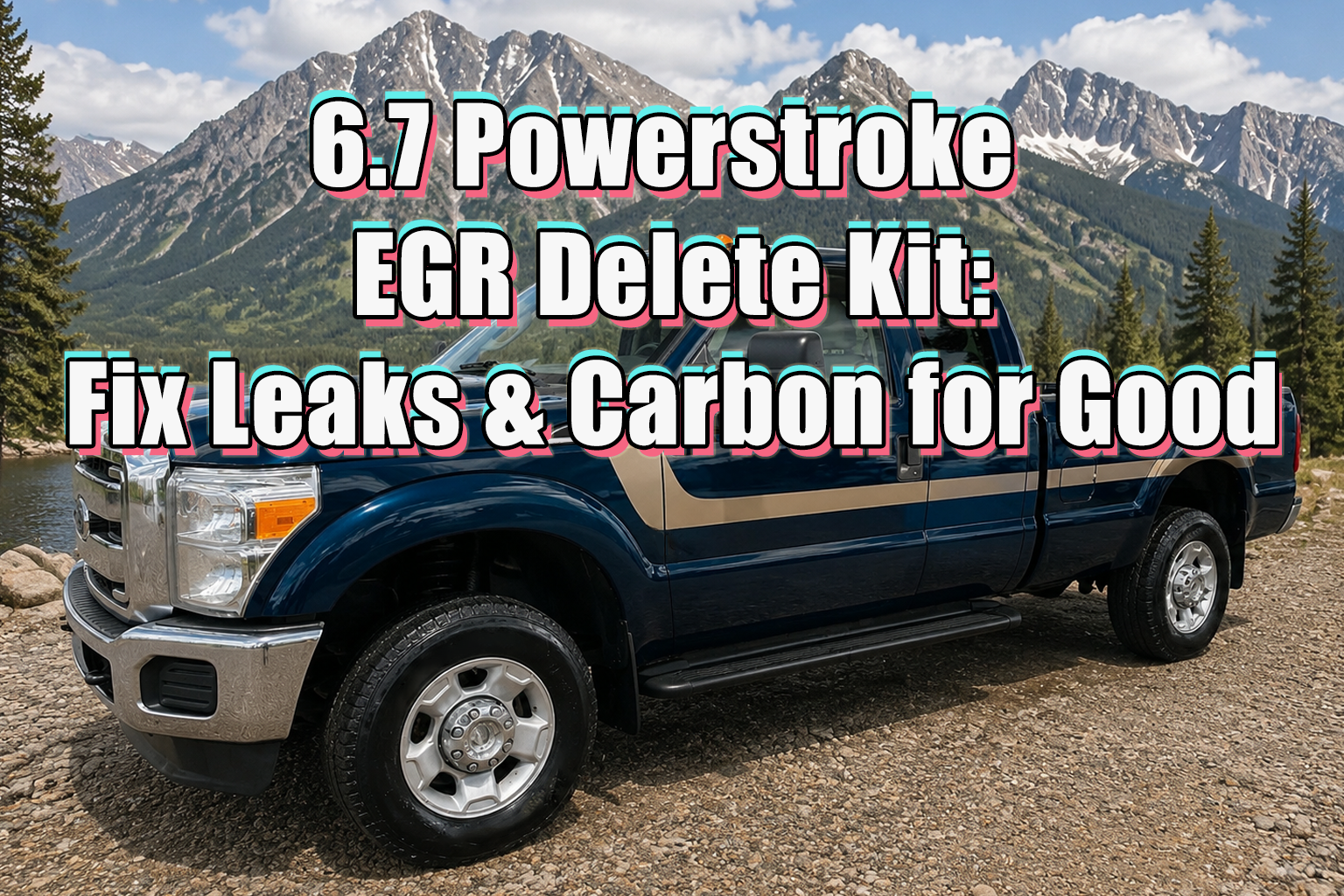 6.7 Powerstroke EGR Delete Kit: Stop Coolant Leaks & Carbon Buildup for Good