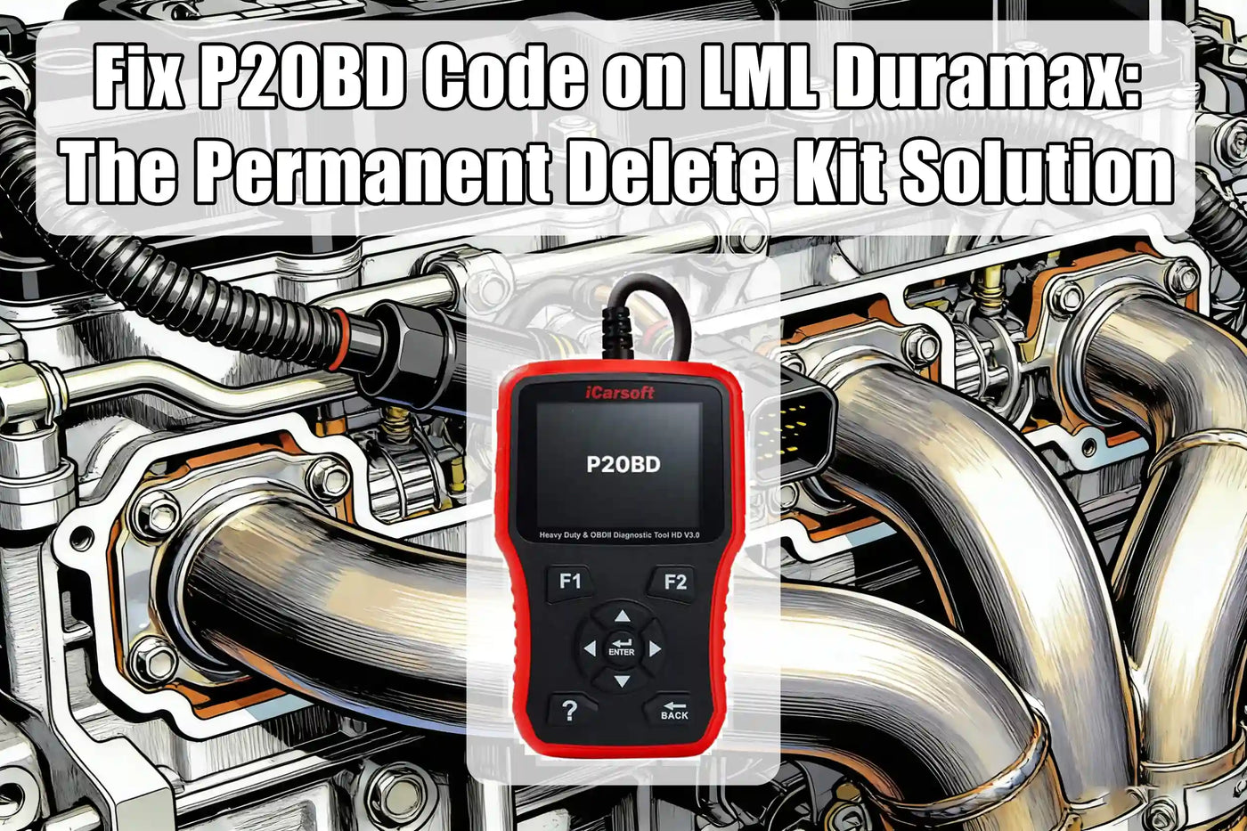 Fix P20BD Code on LML Duramax: The Permanent Delete Kit Solution