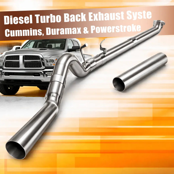 Diesel Turbo Back Exhaust Systems | Cummins, Duramax & Powerstroke