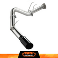 4 inch DPF back exhaust system black tip for 2011-2016 Ford 6.7L Powerstroke F250 F350 F450