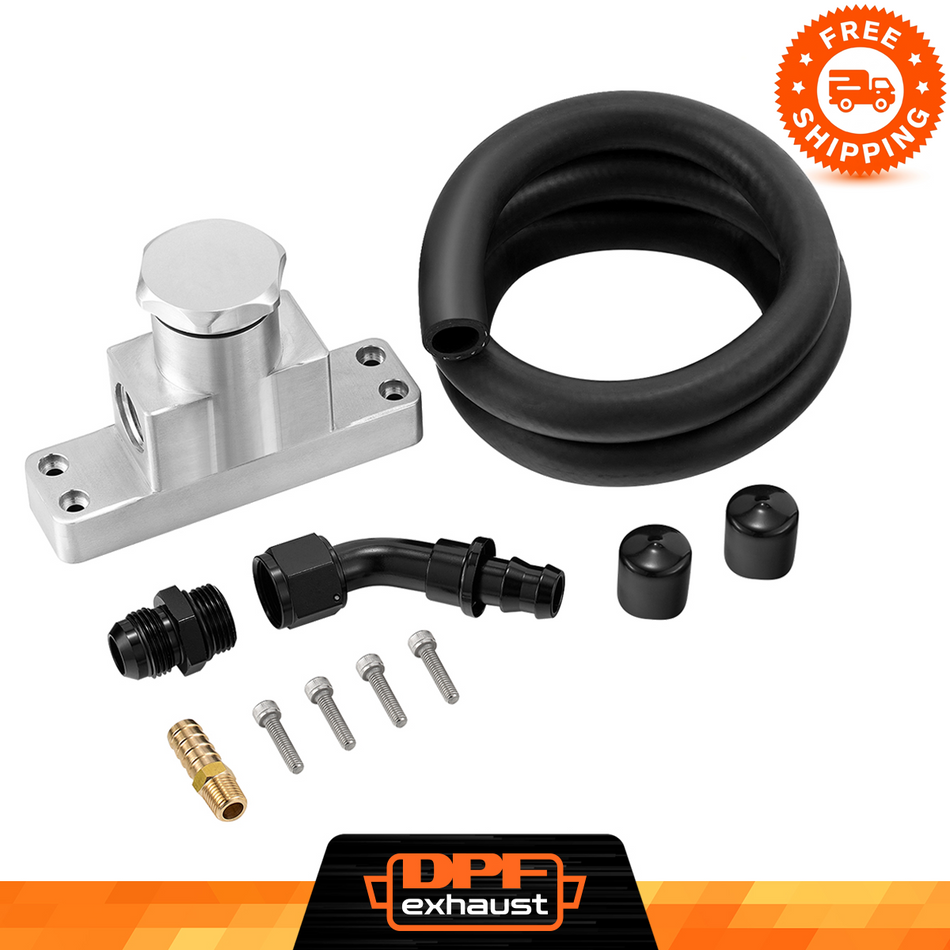 CCV PCV Reroute/Delete for 2008-2010 Ford F250/F350/F450/F550 6.4L Powerstroke