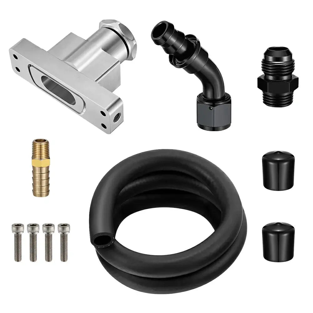2008-2010 6.4L Powerstroke CCV PCV ReRoute Delete Kit Diesel Ford F250 F350 F450 F550-2