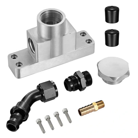 2008-2010 6.4L Powerstroke CCV PCV ReRoute Delete Kit Diesel Ford F250 F350 F450 F550-3