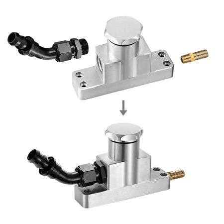 2008-2010 6.4L Powerstroke CCV PCV ReRoute Delete Kit Diesel Ford F250 F350 F450 F550-6