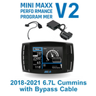 Mini Maxx V2 Tuner for 07.5-21 6.7 Cummins, 08-19 6.4/6.7 Powerstroke, 07.5-16 LMM/LML Duramax