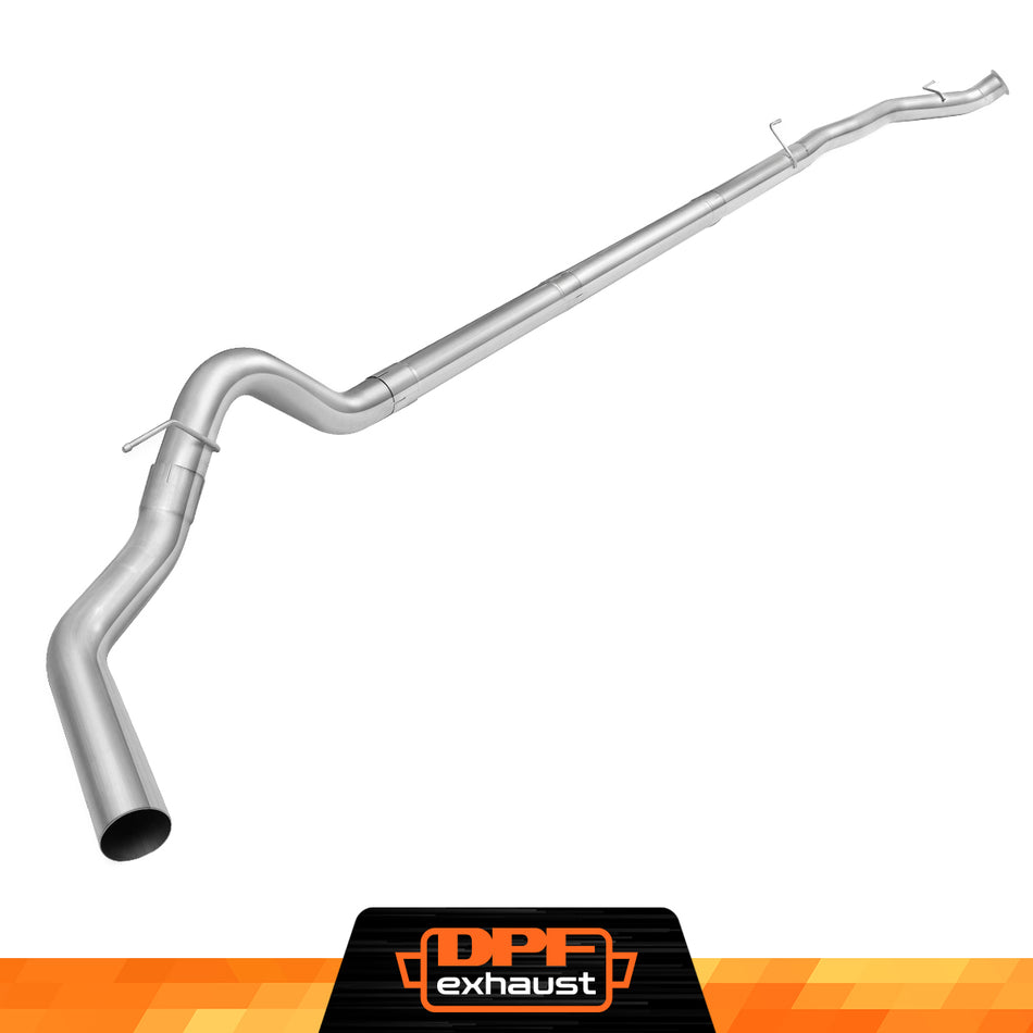 4" Turbo Back Exhaust 2010-2012 6.7 Cummins Dodge Ram 2500/3500 DPF Delete Pipe
