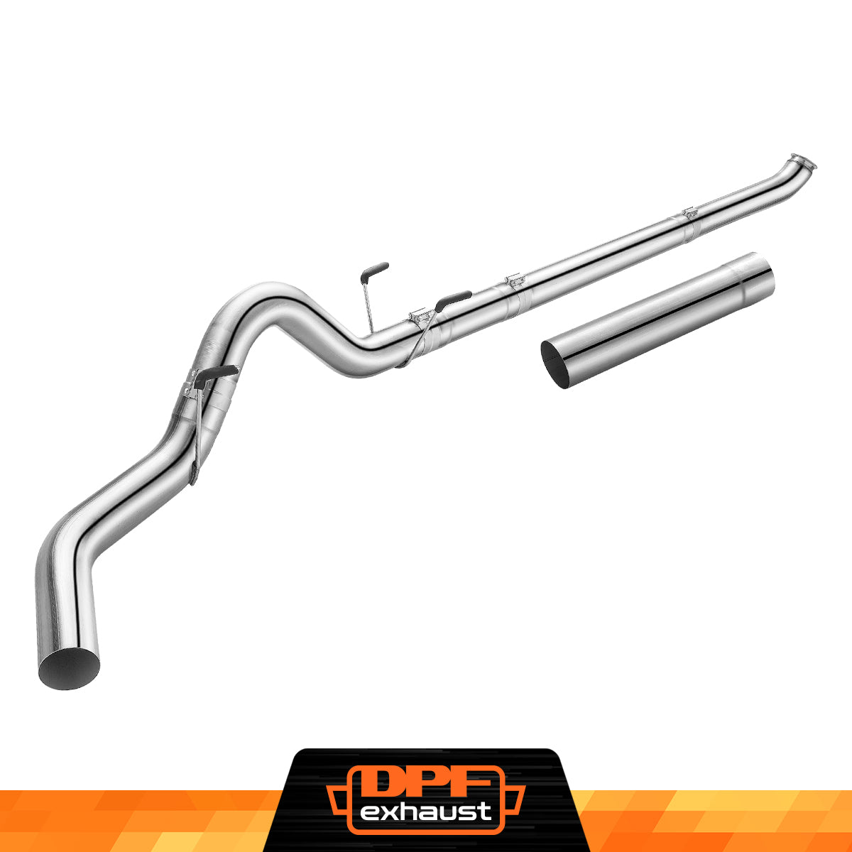 For 4"/5" 2004.5-2007 5.9L Cummins DPF Delete Race Pipe Dodge Ram 2500/3500