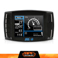 Front view of the Mini Maxx V2 tuner displaying live engine gauges