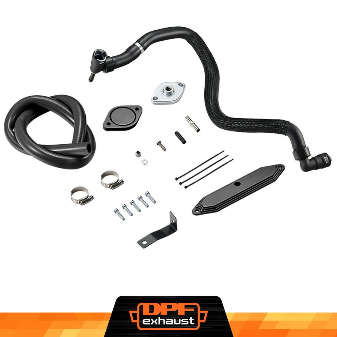 6.7 Powerstroke EGR Delete Kit 2015-2016 Single Board Black - DPFexhaust.com