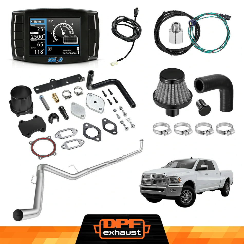 DPF/DEF/EGR/CCV Delete for 2013-2018 Dodge Ram 6.7L Cummins All-in-One Kit