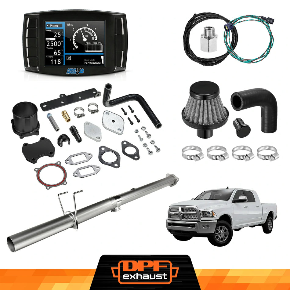 DPF/DEF/EGR/CCV Delete for 2013-2018 Dodge Ram 6.7L Cummins All-in-One Kit