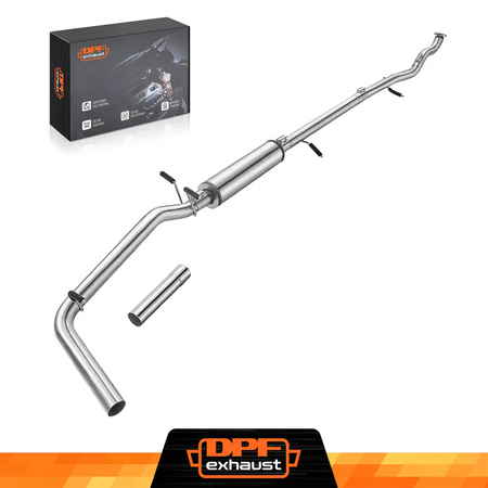 3 inch turbo back exhaust with muffler and box for LWN 2.8L Duramax