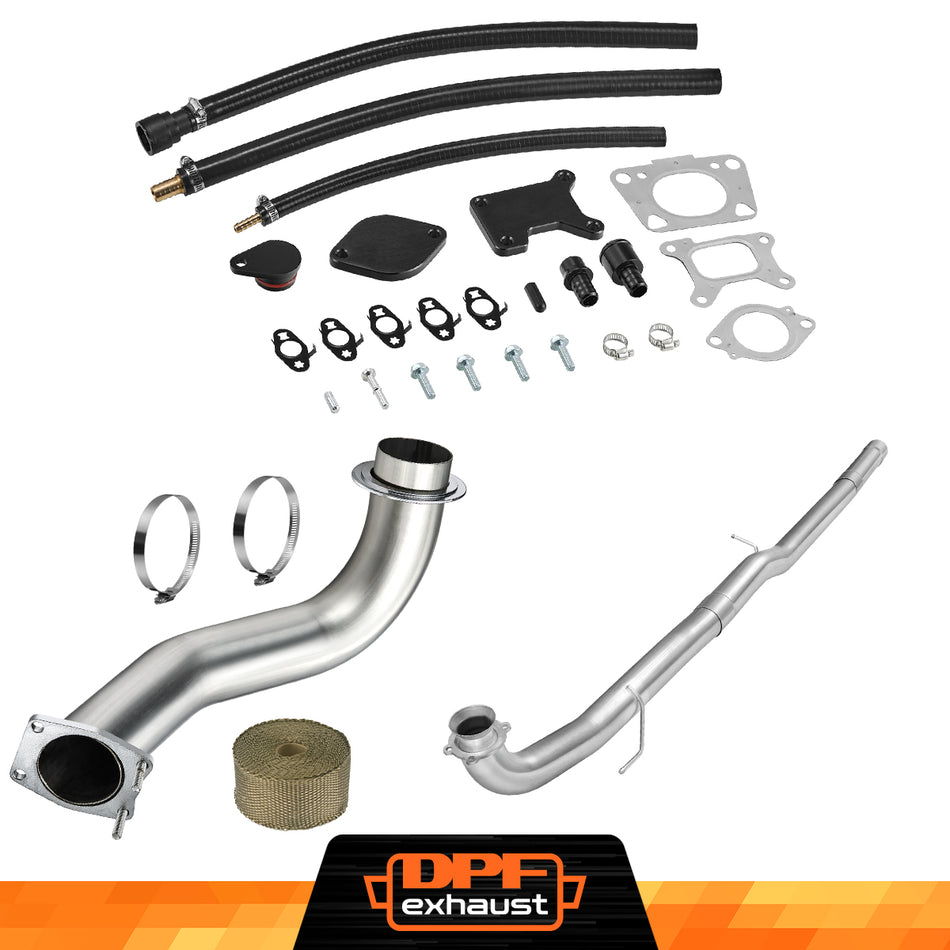 EGR/DPF/Downpipe/CAN BUS Plug Delete 2017+ L5P 6.6L Duramax All-in-One Kit