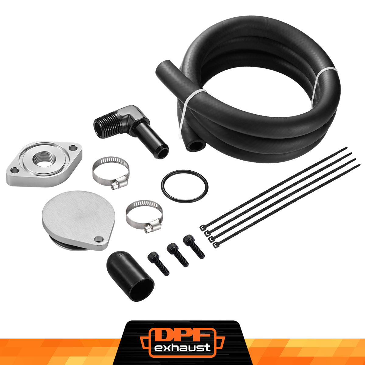 Standard 2011+ Ford 6.7L Powerstroke CCV Reroute/Delete w/Catch Can Internal&External Kit-10