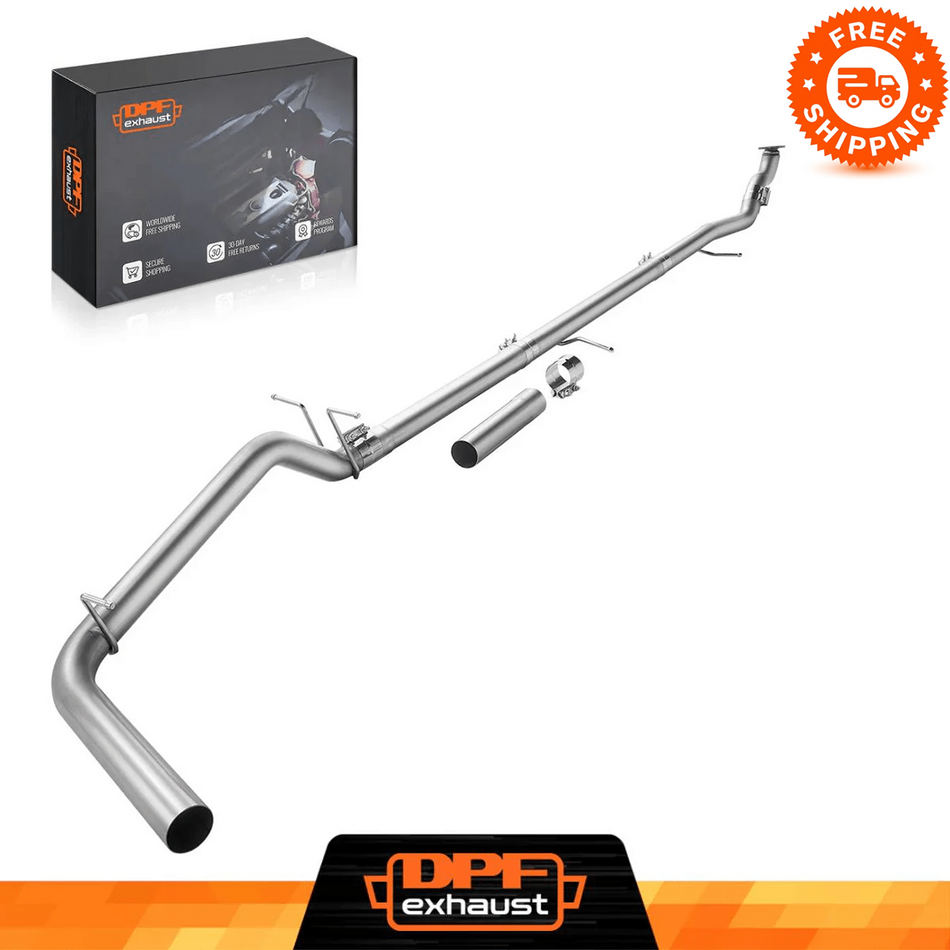 3" Turbo Back Exhaust 2016-2019 LWN 2.8L Duramax GM/Chevy Canyon/Colorado DPF Delete Pipe